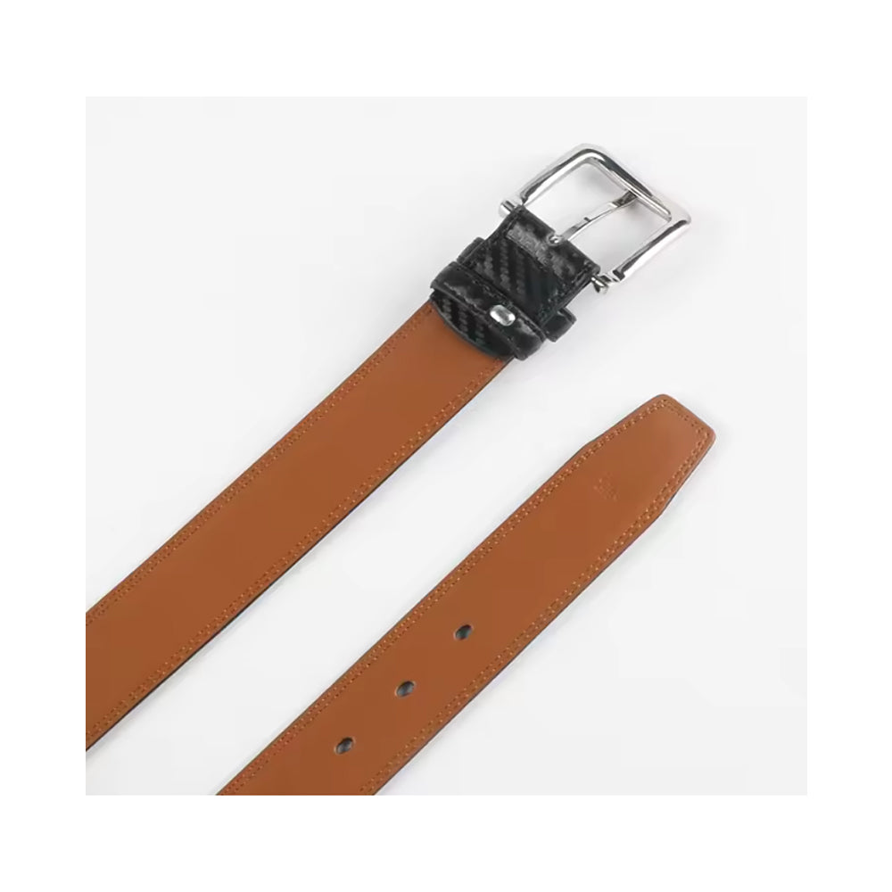 Genuine Business Leather Belt For Men Or BOY Swivel Pin Buckle Casual Versatile Belt - cas7m