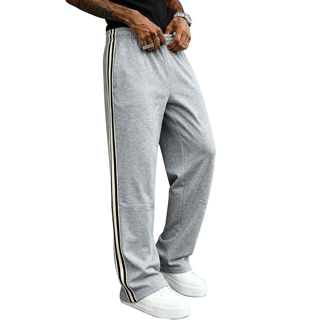Men's Casual Fitness Straight-leg Sports Pants - cas7m