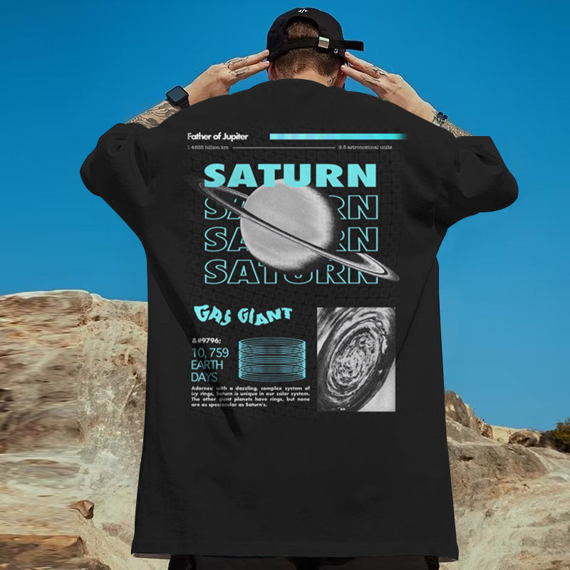 T-shirt For Men 3d Celestial Planet - cas7m
