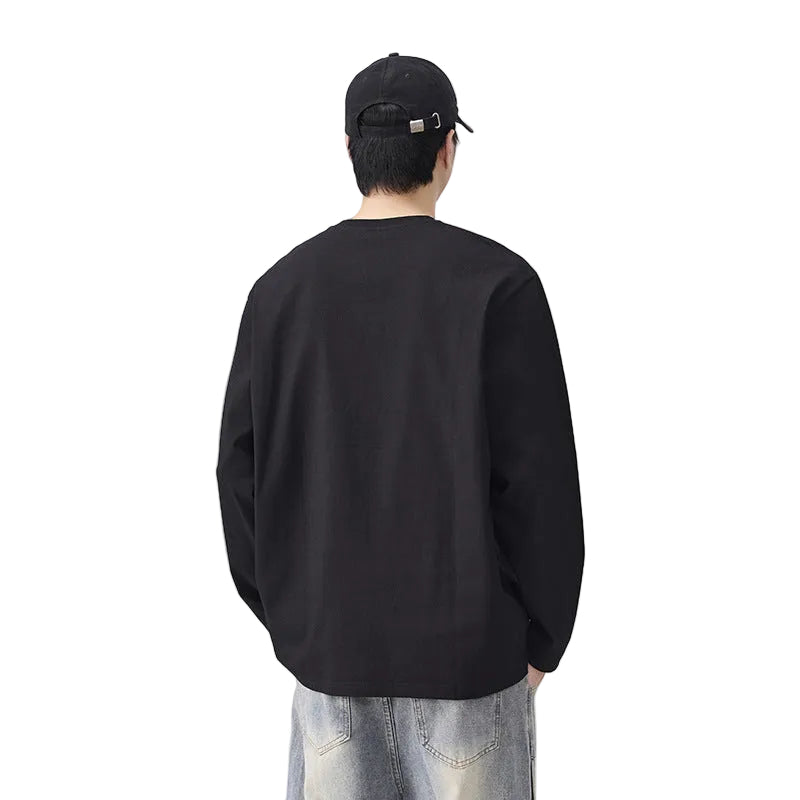 Embroidered Long Sleeve T-Shirt