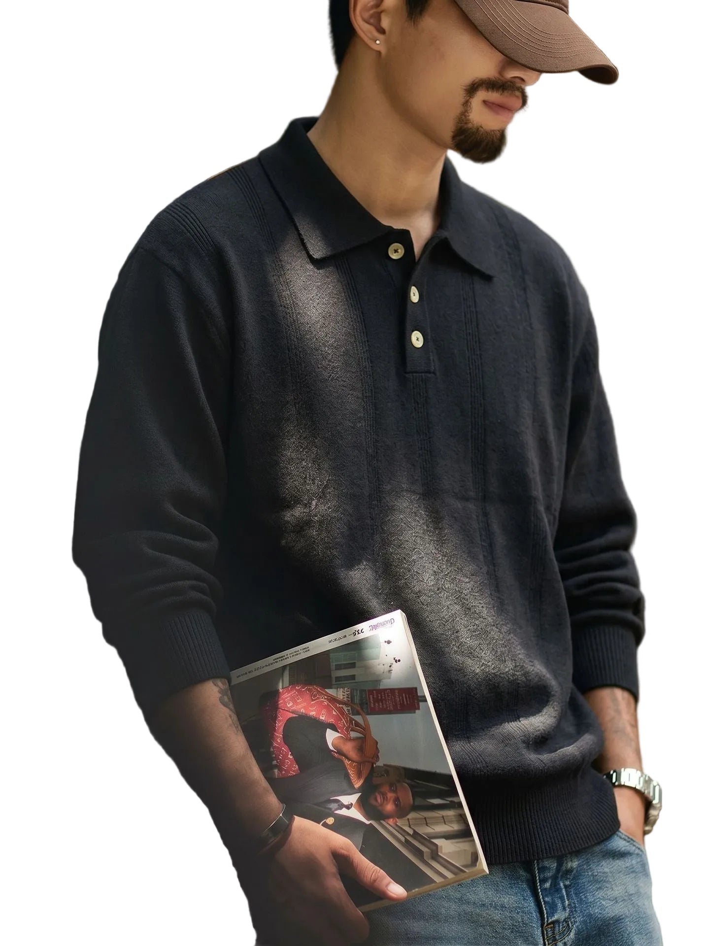Long sleeved T-shirt for men