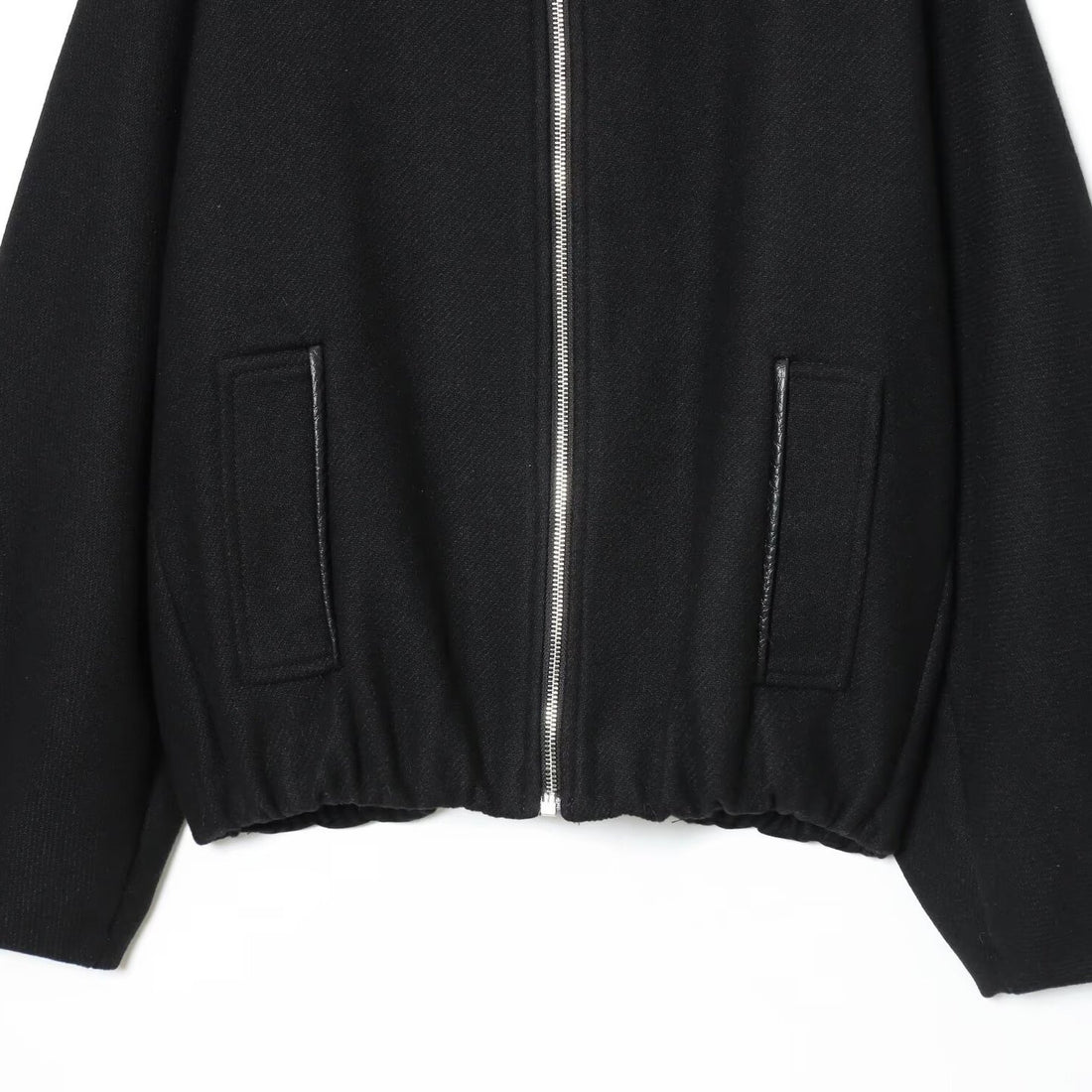Collar long sleeved zipper pilot jacket