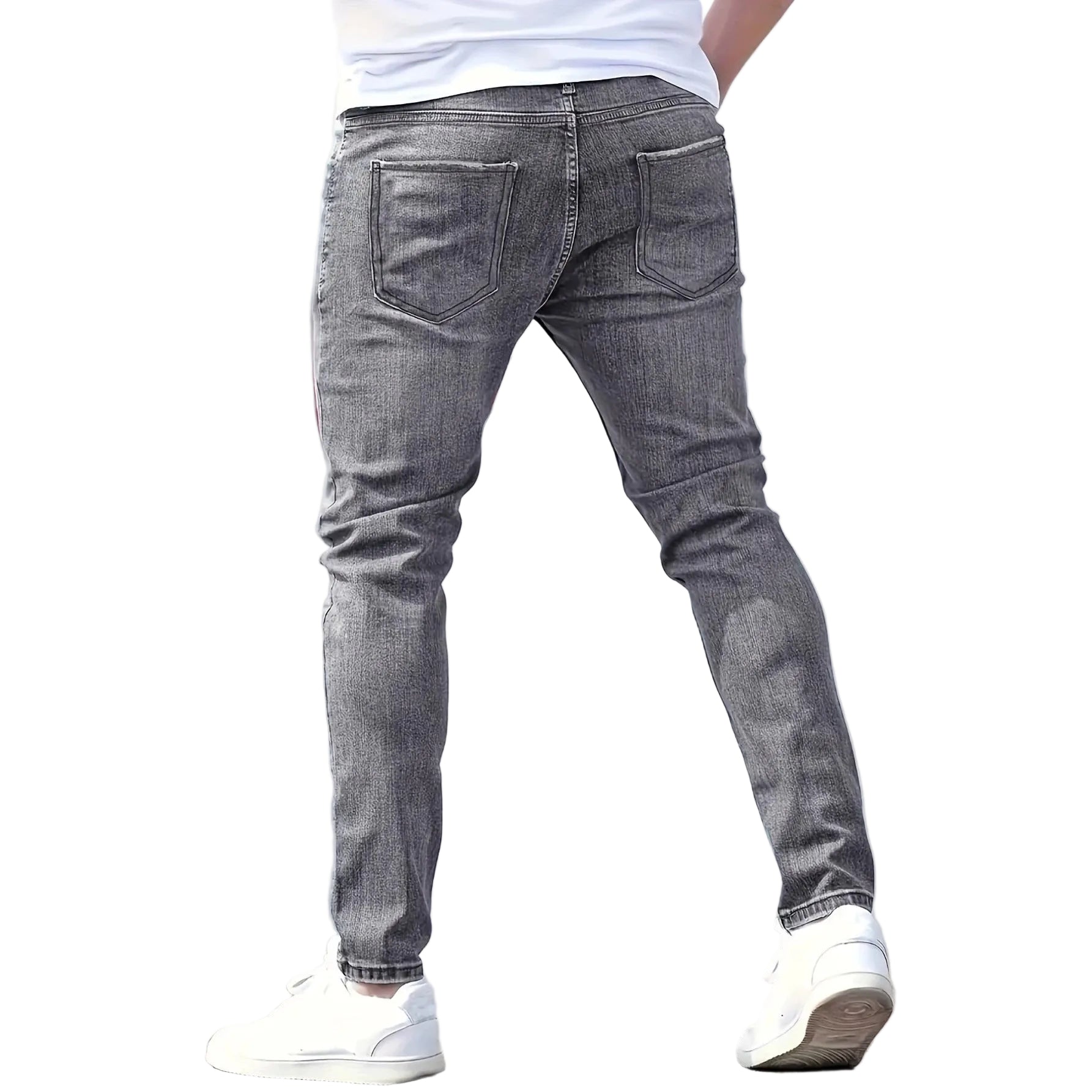 Style Summer Slim Fit Skinny Jeans for Men Fashion Casual Denim Pants