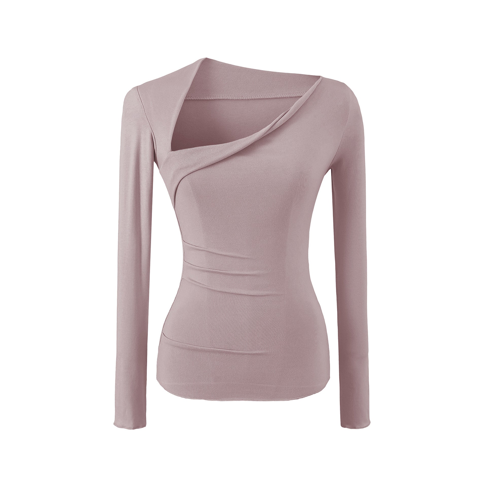 Premium Asymmetrical Long Sleeve Slim Fit T-Shirt
