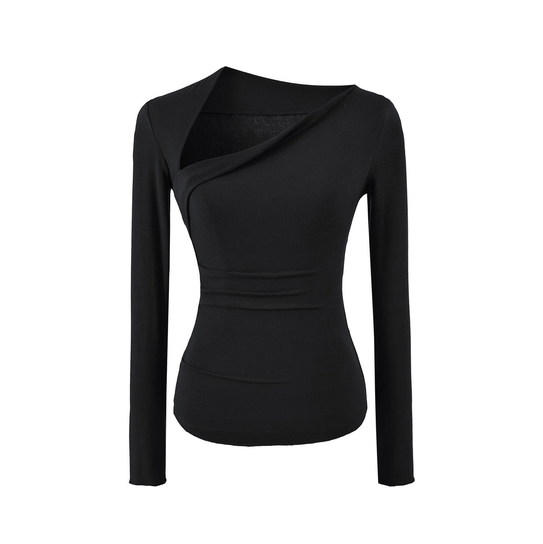 Premium Asymmetrical Long Sleeve Slim Fit T-Shirt