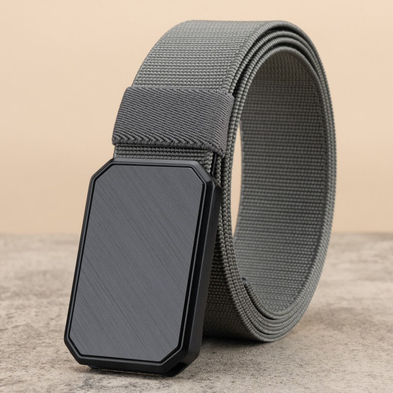 Canvas Belt Men's Automatic Buckle Tactical Military Training Belt - cas7m