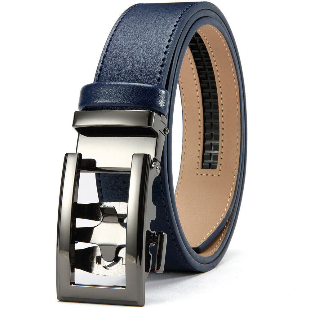 New Alloy Automatic Buckle Belt Men - cas7m