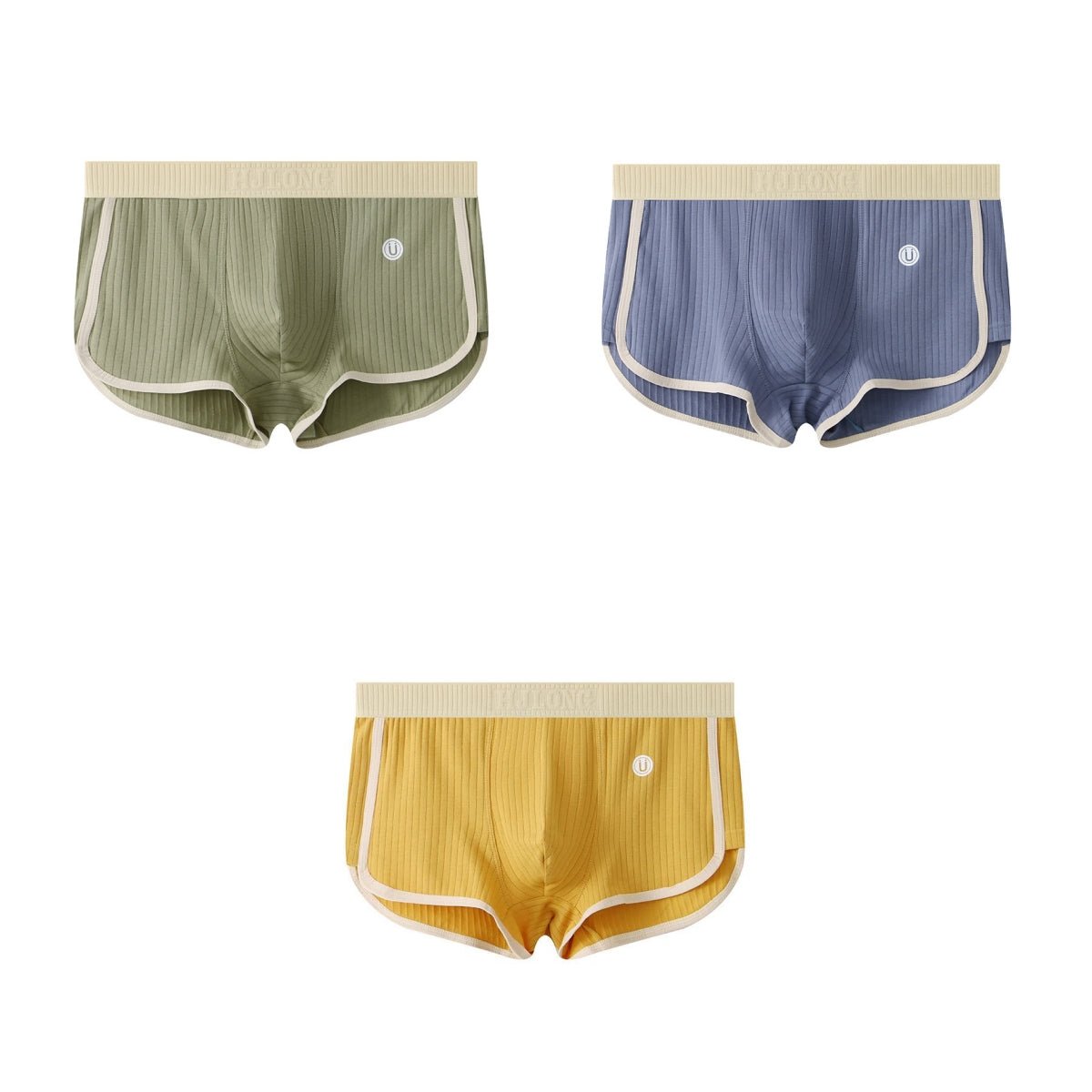 Men's Mid-waist Simple Fashionable Breathable Comfortable Boxers - cas7m