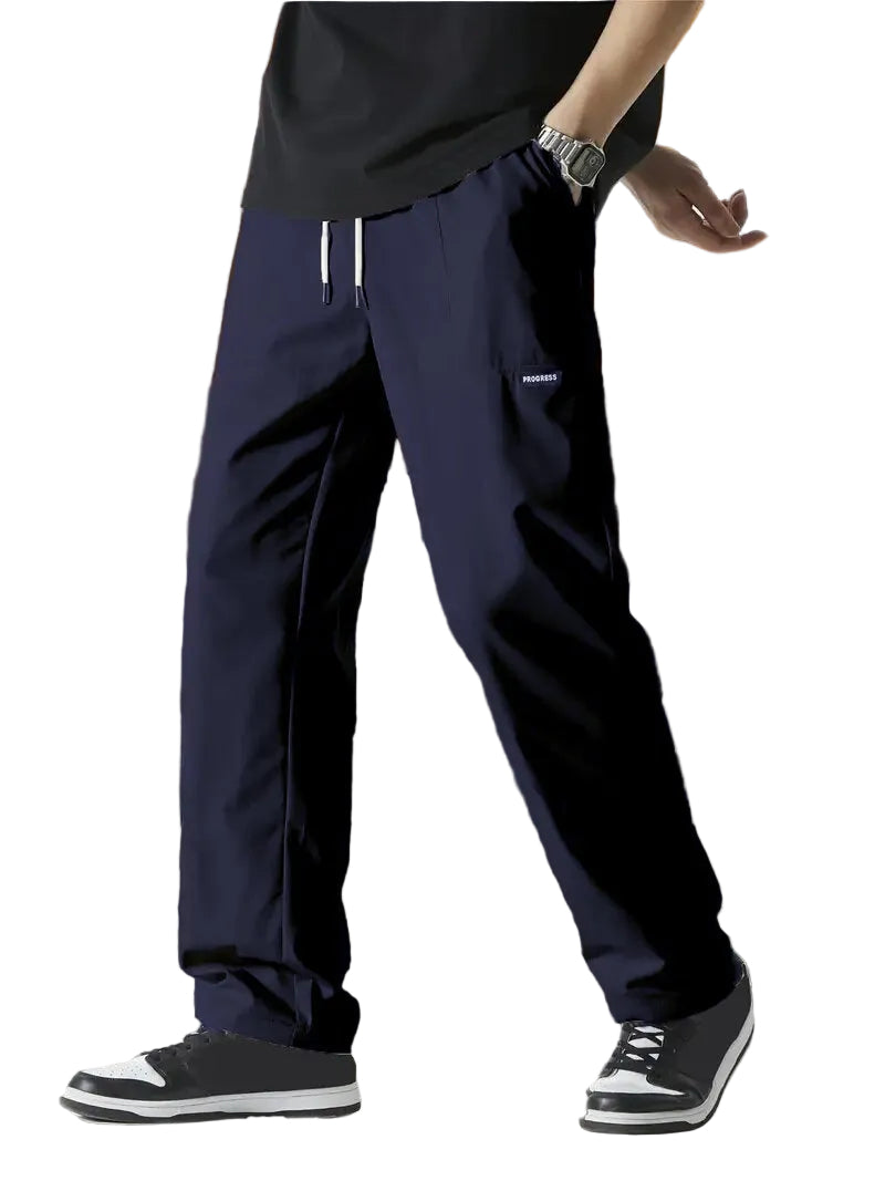 Men's Fashion Personality Solid Color Casual Pants - cas7m