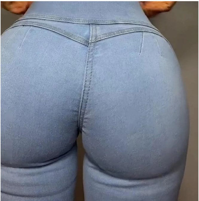 Bodybuilding Peach Hip Shaping Jeans - cas7m