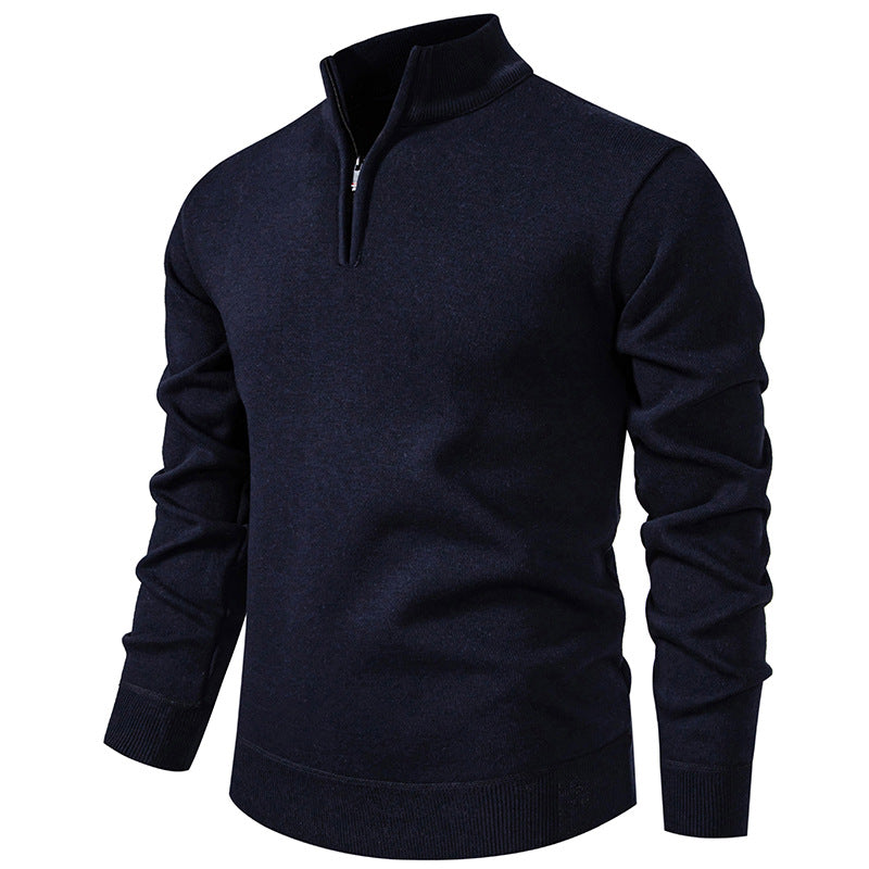 Men's Knitwear Top Half Zipper - cas7m