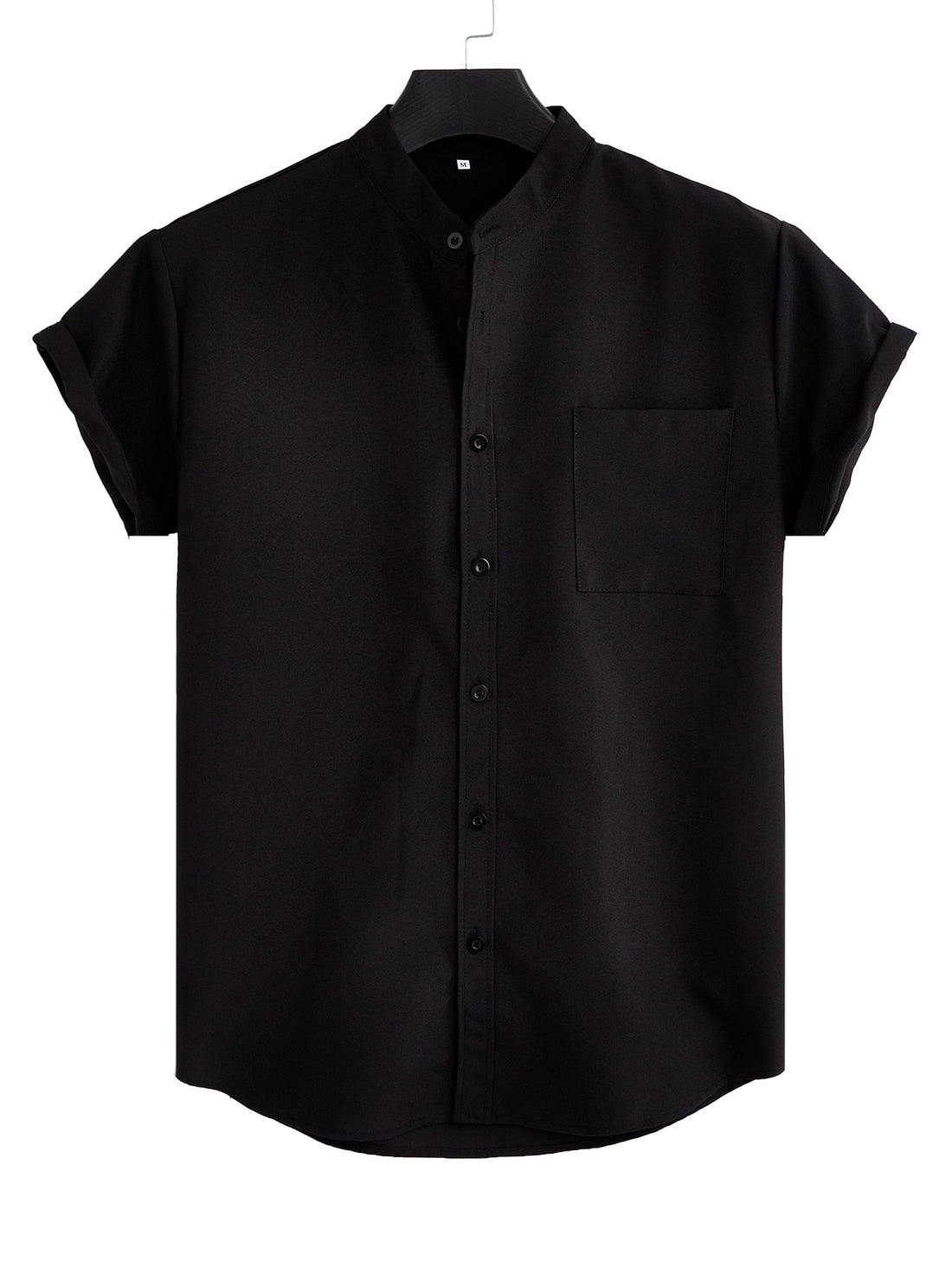 Men's Solid Color Casual Shirt With Pocket - cas7m