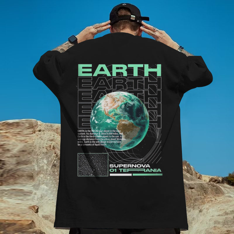 T-shirt For Men 3d Celestial Planet - cas7m