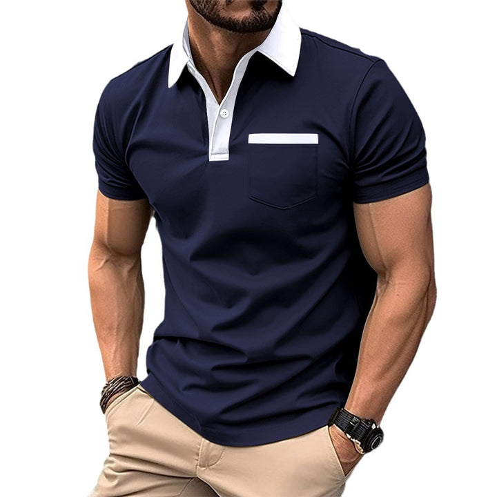 Slim Chest Pocket Short Sleeve Men - cas7m
