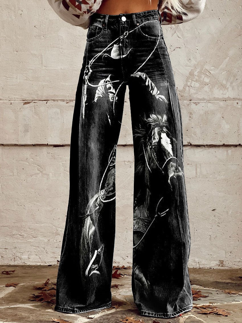 Women's Flared Thin Casual Pants - cas7m