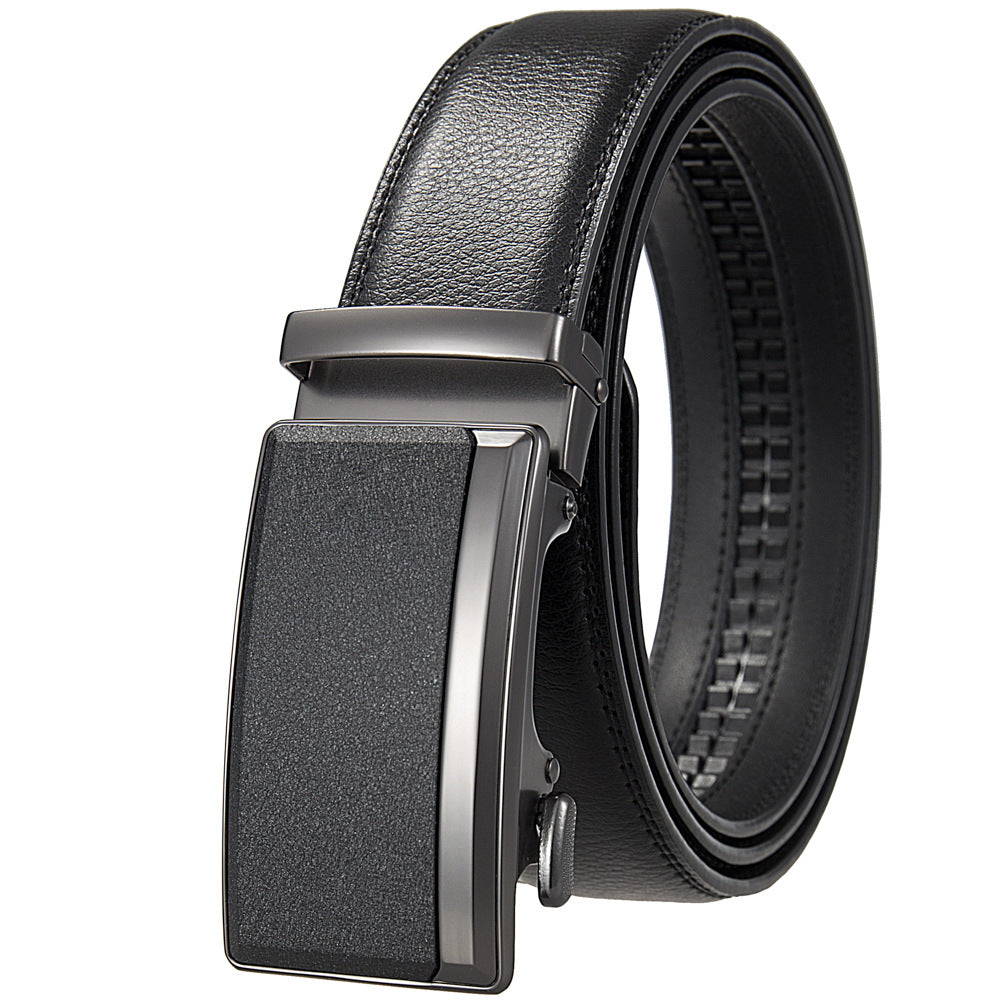 Men's Business Leather Split Leather Belt - cas7m