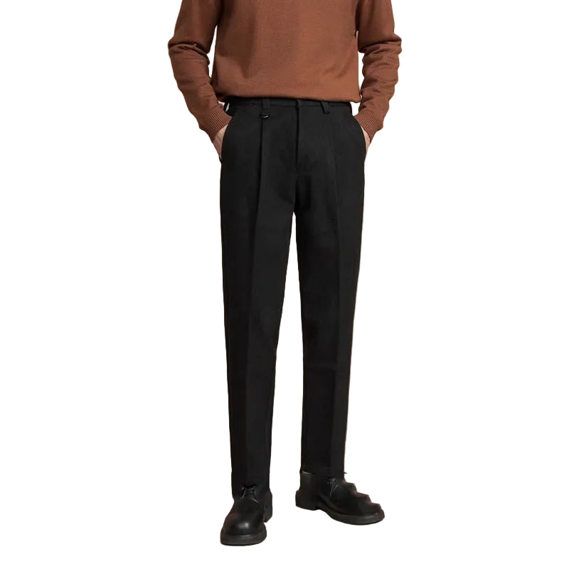 Fashion Suit Pants Men's Versatile Business Draped Casual Pants Trendy Straight - cas7m