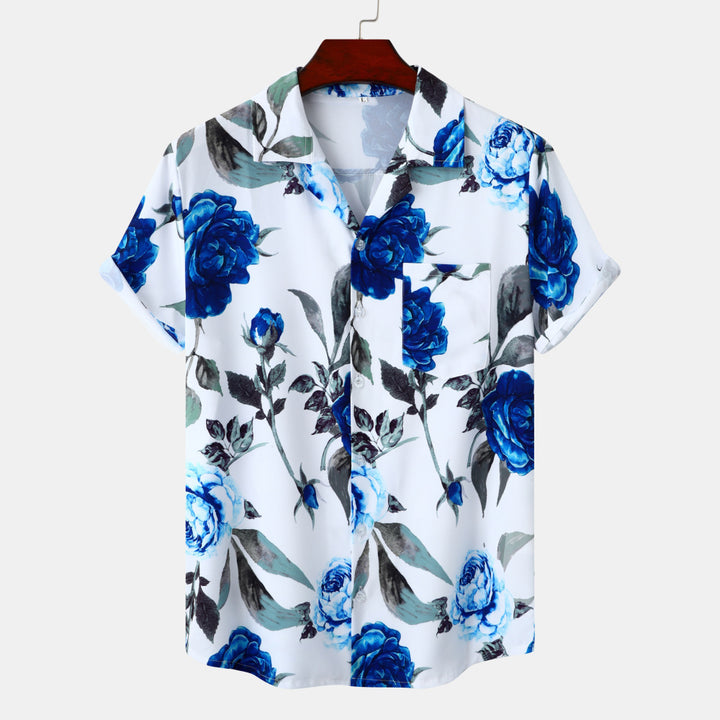 Youth Vacation Casual Beach Style Short Sleeve Men - cas7m