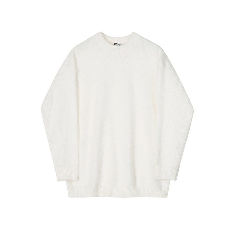 Mink Hair Comfortable Knitwear Male Autumn And Winter Loose - cas7m