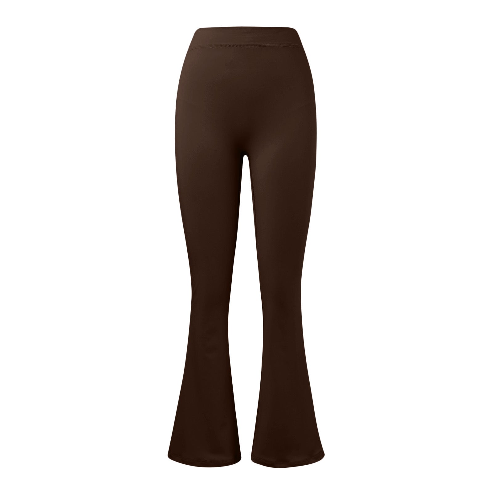 Nude Feel Seamless Slightly Flared Yoga Pants Sports Running Fitness Pants Female High Waist Hip Lift Yoga Pants - cas7m