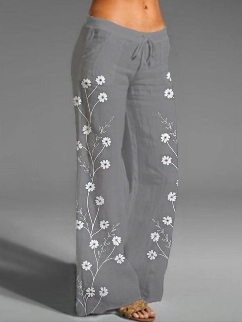 Wide Leg Yoga Pants Women's Loose 3D Digital Printing Loose Trousers Straight-leg Pants - cas7m