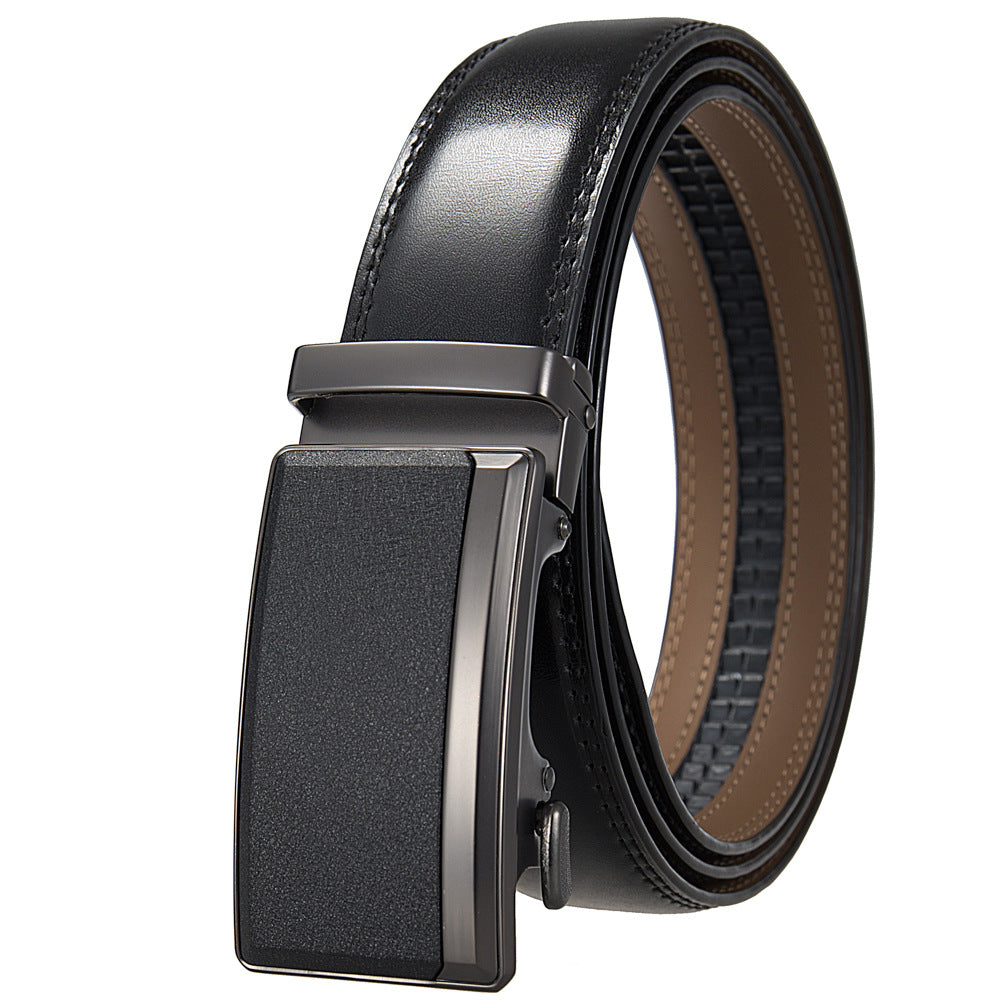 Men's Business Leather Split Leather Belt - cas7m
