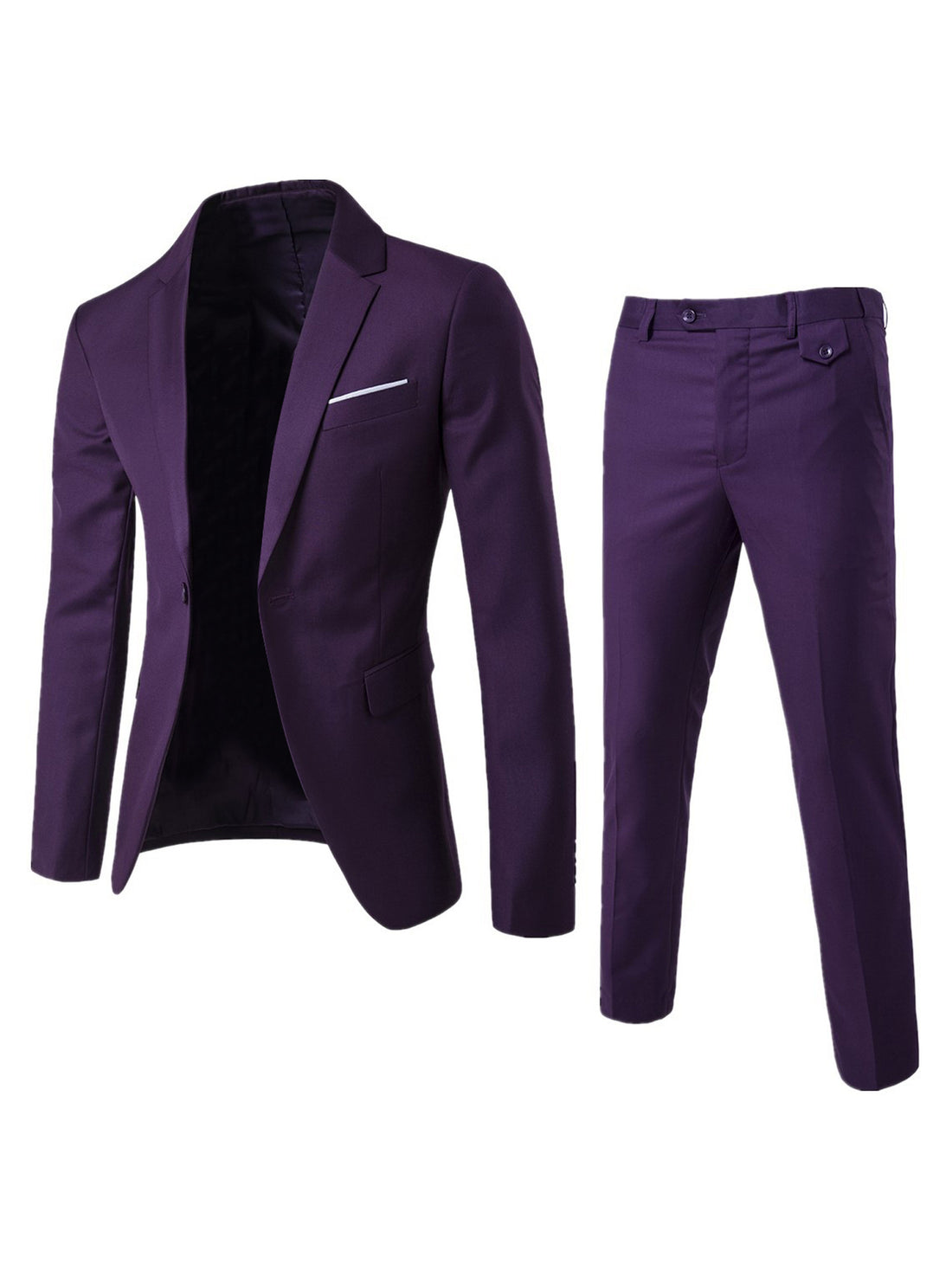 Two-piece Suit Business Professional Formal Wear Korean Slim Fit - cas7m
