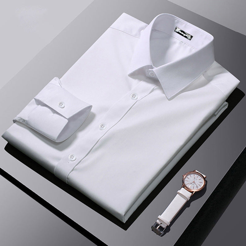 Long-sleeve Business Formal Professional Shirt Korean Style - cas7m