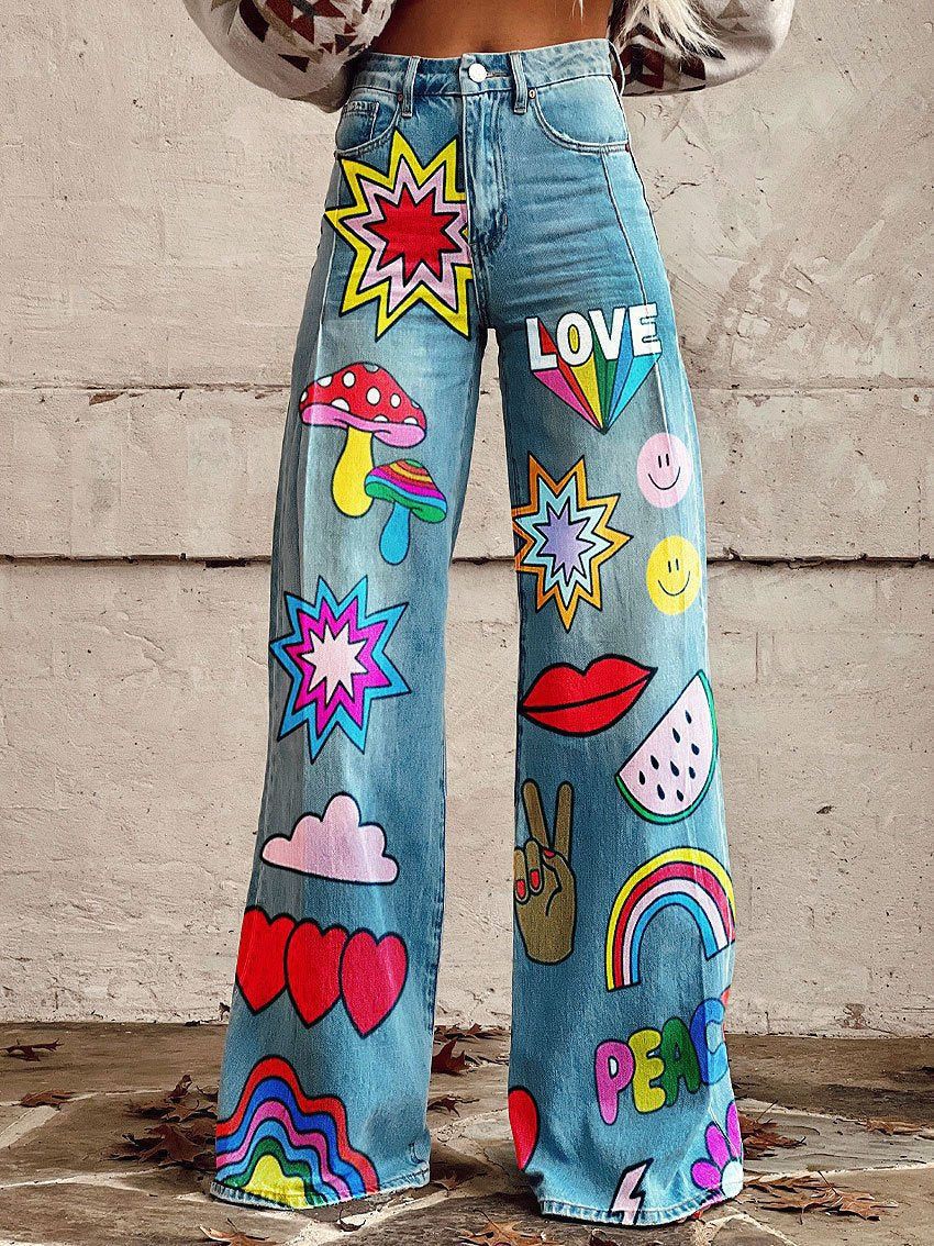 Women's Flared Thin Casual Pants - cas7m