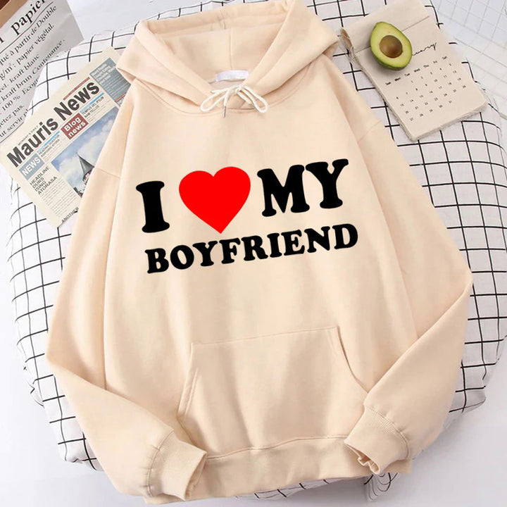 I Love My Boyfriend Girlfriend Hoodie - cas7m