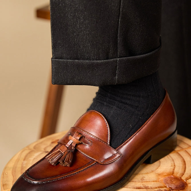 European And American Business Casual Tassel Loafers - cas7m