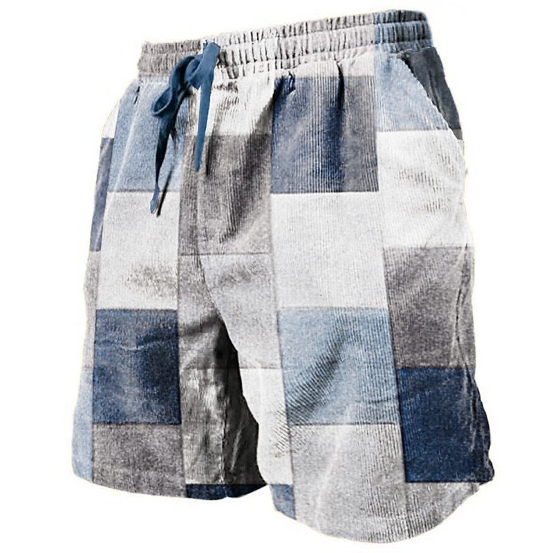 3D Printed Breathable Soft Casual Loose Shorts Men - cas7m