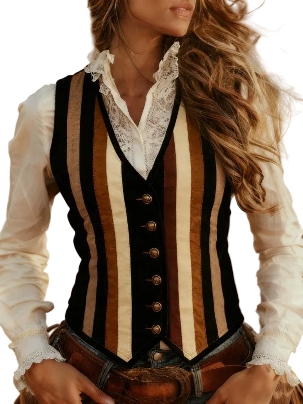 Casual Sleeveless V-neck Slim-fit Vest - cas7m