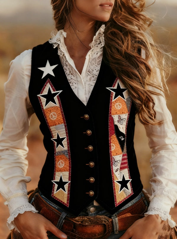 Casual Sleeveless V-neck Slim-fit Vest - cas7m
