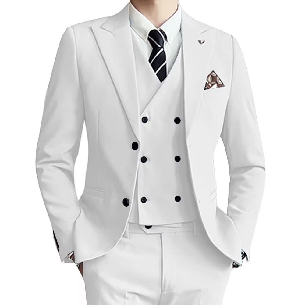 Three-piece Men's Suit Slim Fit Suit - cas7m