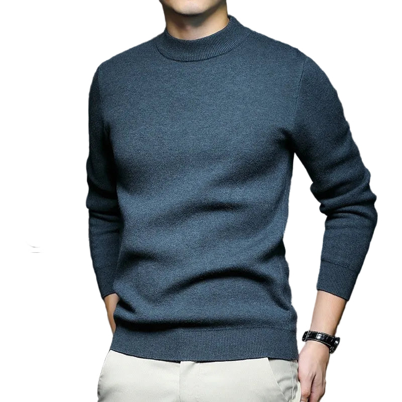Men's Sweater Worsted Sweater Knitted Long Sleeve - cas7m
