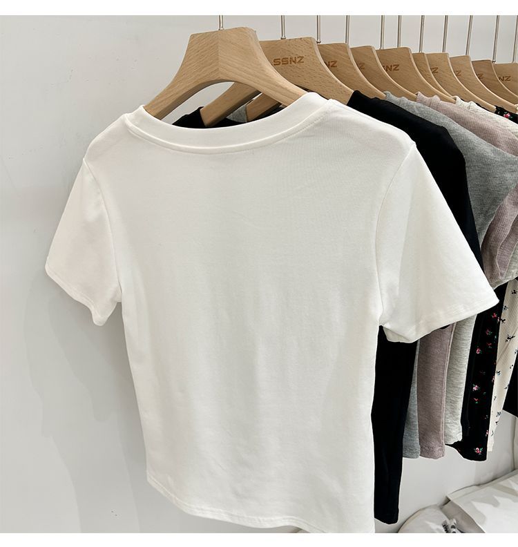 Korean Style Simple Commute Short Sleeve Shirt - S-XXL, Black/White - cas7m