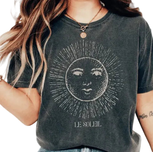 New Women's Printed Short Sleeved Casual T-shirt - cas7m