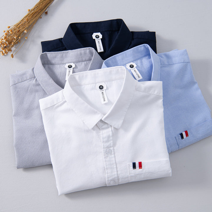 Summer And Spring New Men Casual Short-sleeved Shirt - cas7m