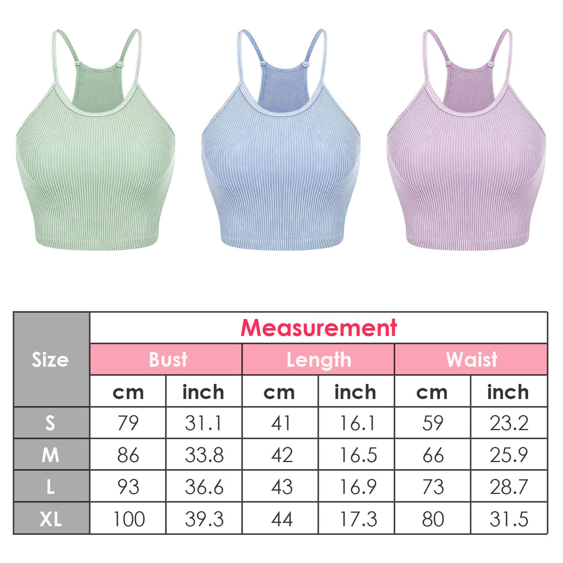Vibrant Summer Knit Crop Top Set - 9 Colors, Soft & Stretchy - cas7m