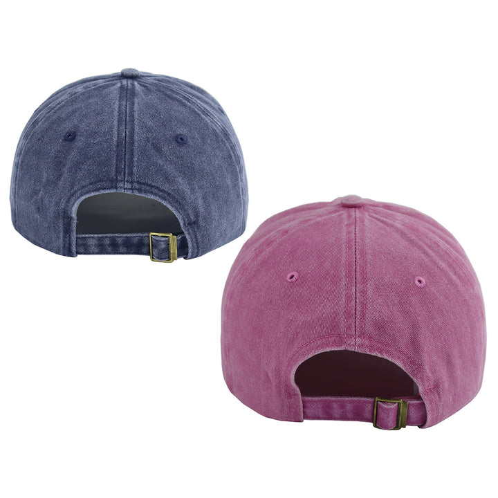 New Parents Gift: DADA MAMA Embroidered Adjustable Baseball Cap Set - cas7m