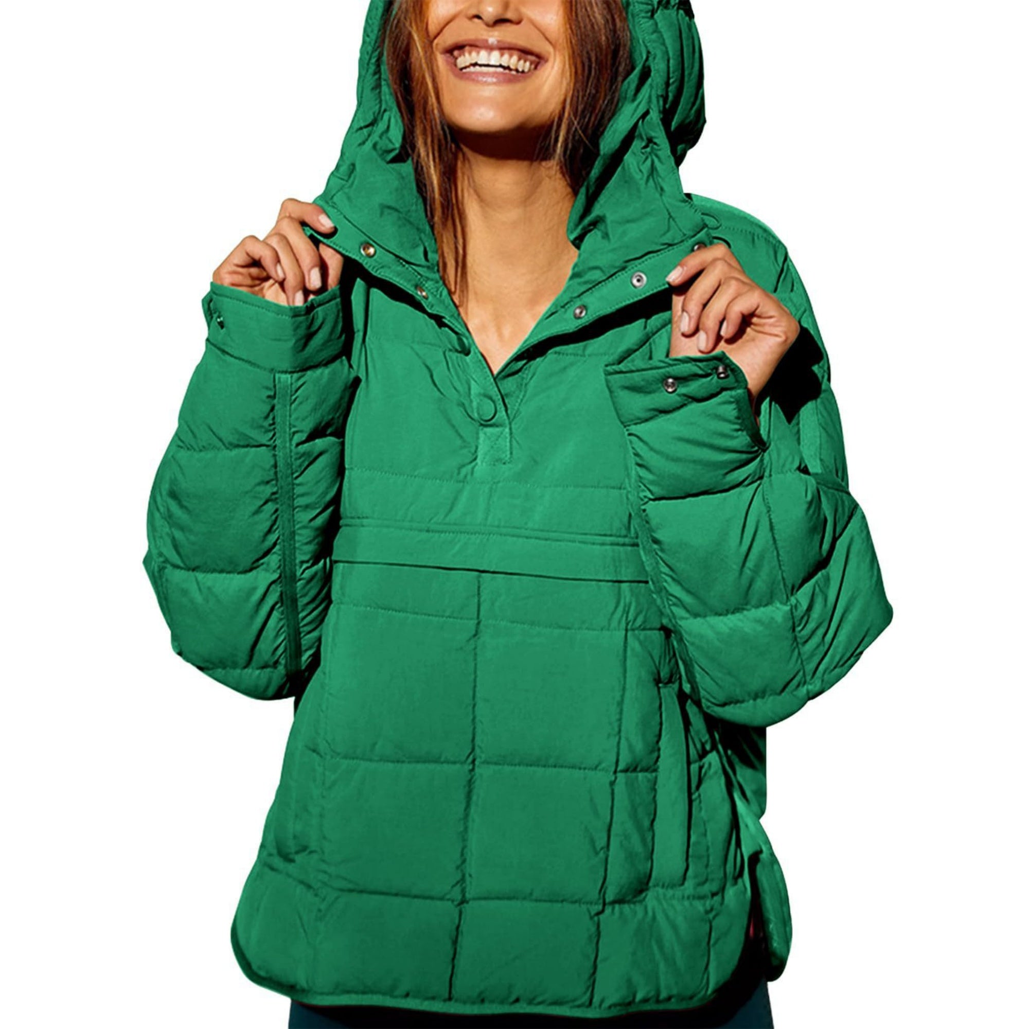 Hooded Cotton Coat Jacket Women - cas7m
