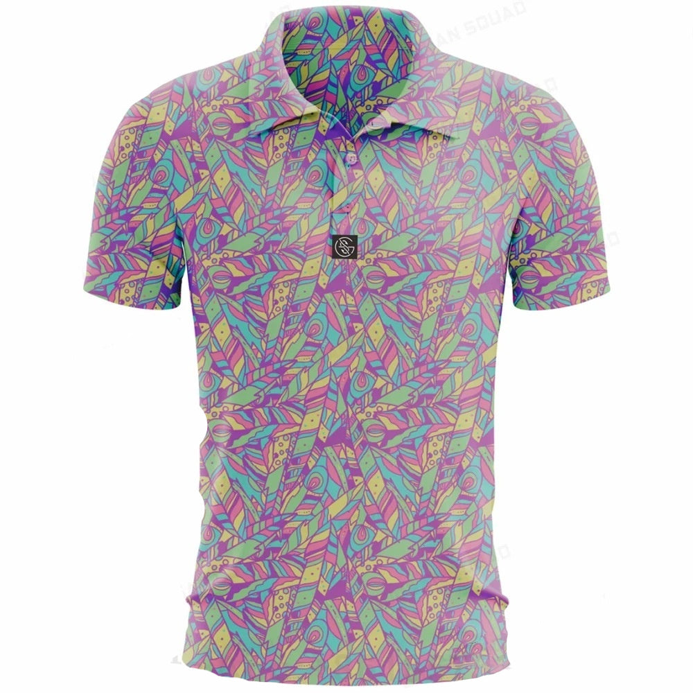 Polo Shirt Men's Quick-dry Army Golf Polo Shirt - cas7m