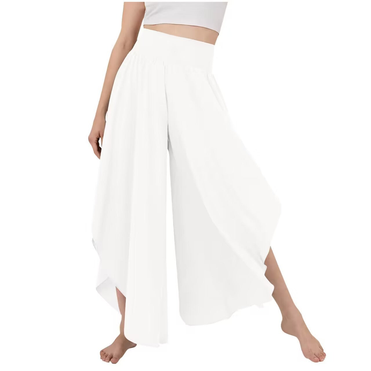 Micro La High Waist Loose Casual Pants - cas7m