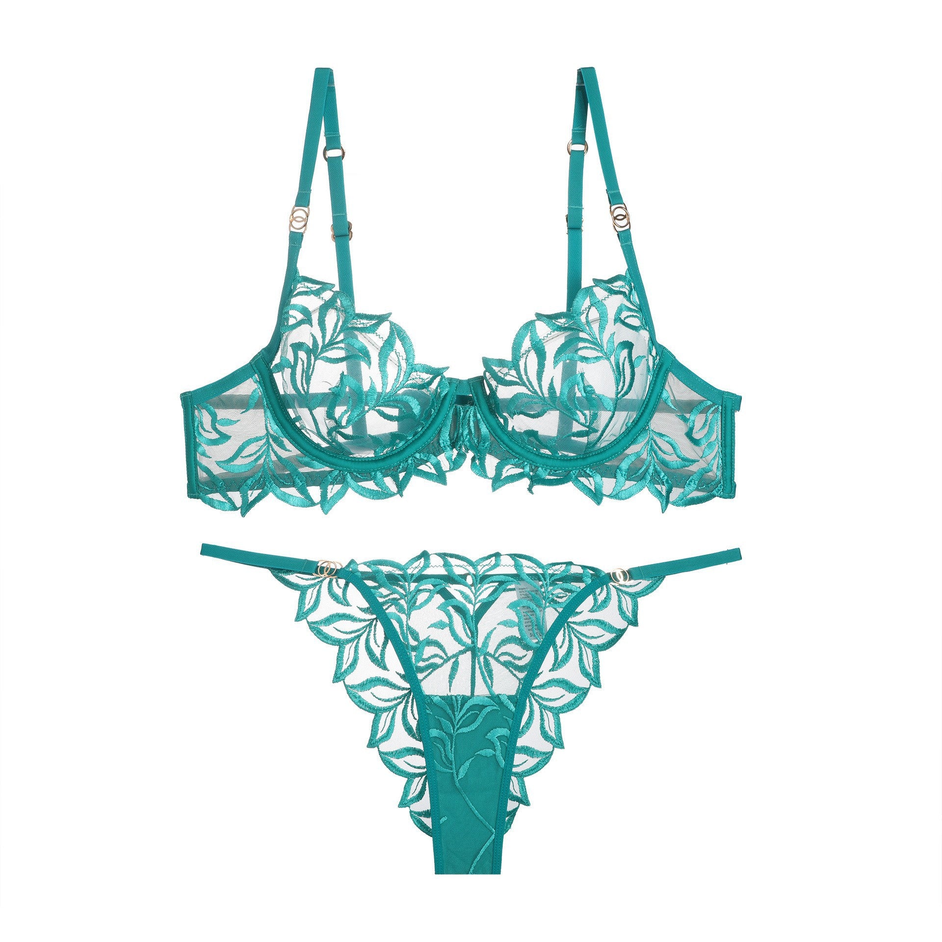 Ultra-Thin Nylon Bra Set - Breathable, Sexy & Comfortable Fit - cas7m