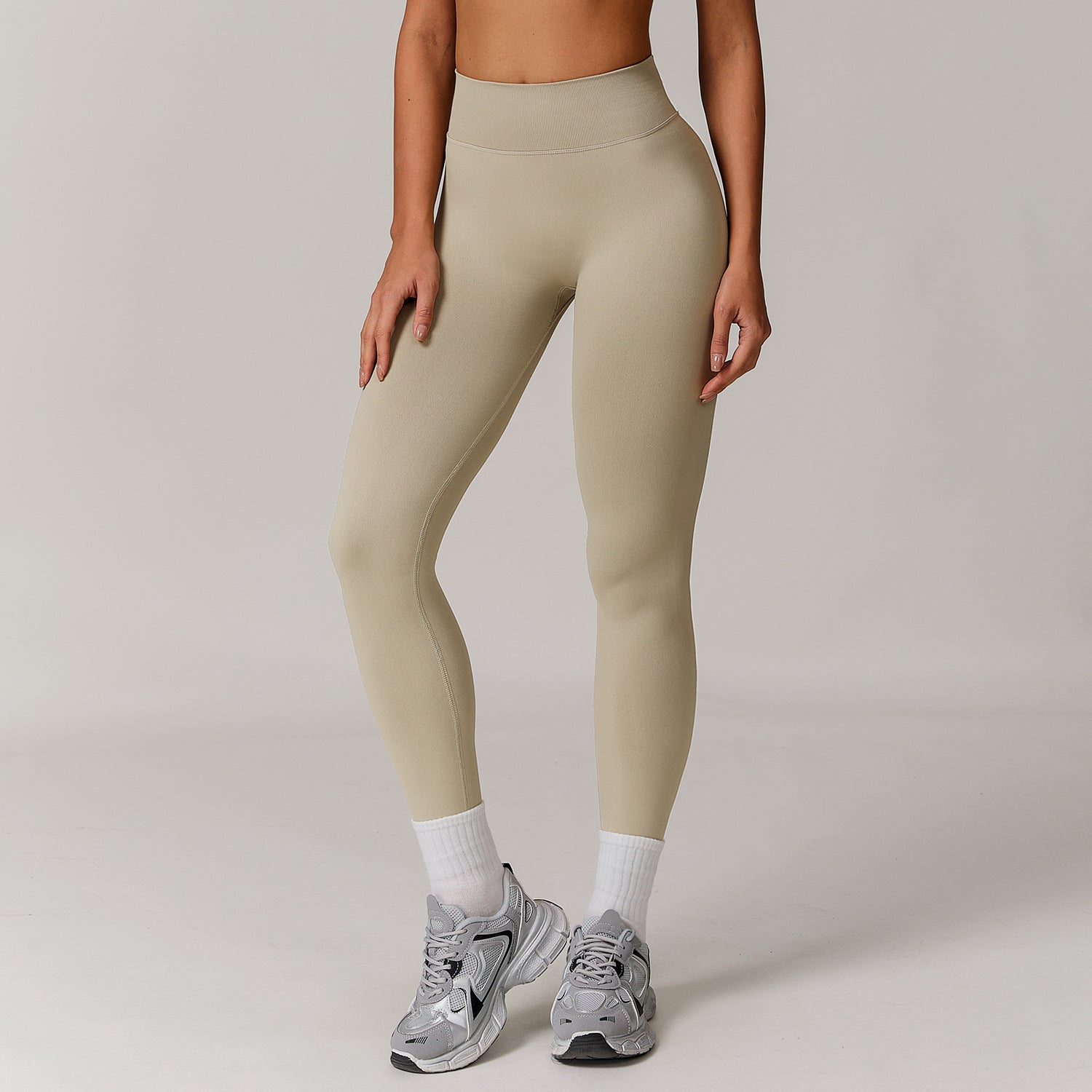 Women's Stretch Slim Fitted Waist Sports Pants - cas7m