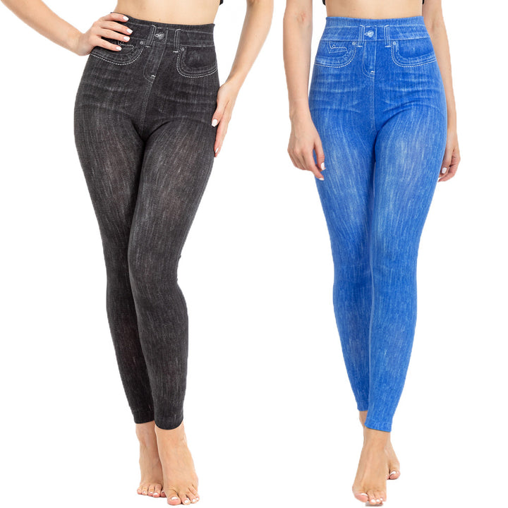 Sexy Figure-hugging Cropped Peach-butt Leggings For Women - cas7m