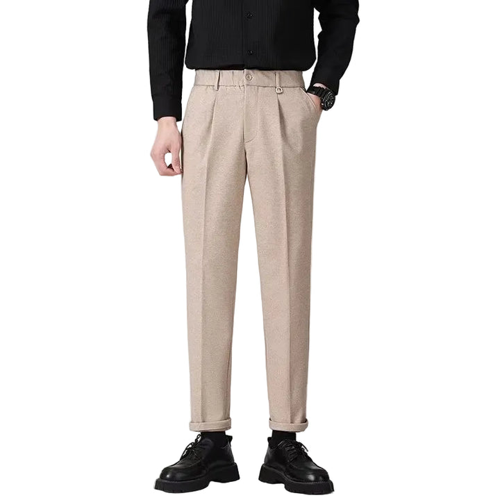 Fashion Suit Pants Men's Versatile Business Draped Casual Pants Trendy Straight - cas7m