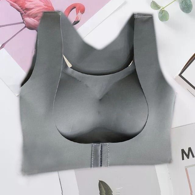 Posture Corrector Bra For Women  2-in-1 Breast Lifter & Back Support Front Closure Sports Shaper - cas7m