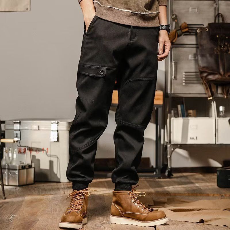 Mens Retro Loose-fit Casual Athletic Pants - cas7m